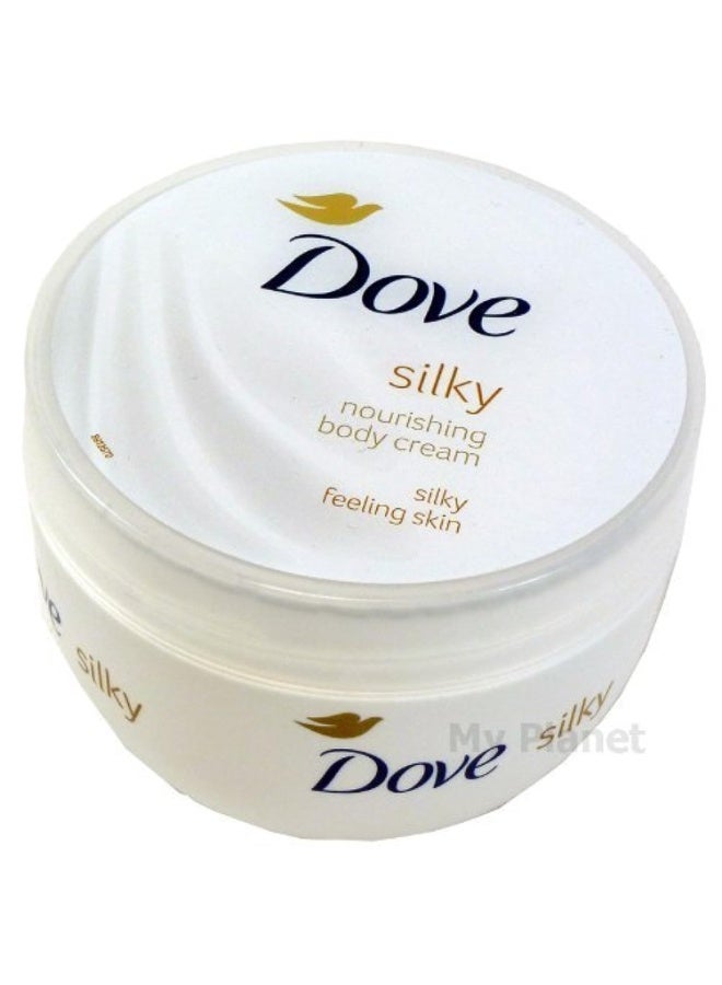 Dove Silky Soft Feeling Skin Nourishing Body Cream Pampering Lotion - 300ml - Image 1
